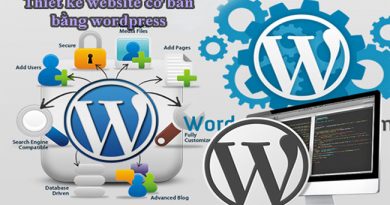 Thiết kế website cơ bản bằng wordpress chất lượng và đạt chuẩn Thiết kế website cơ bản bằng wordpress